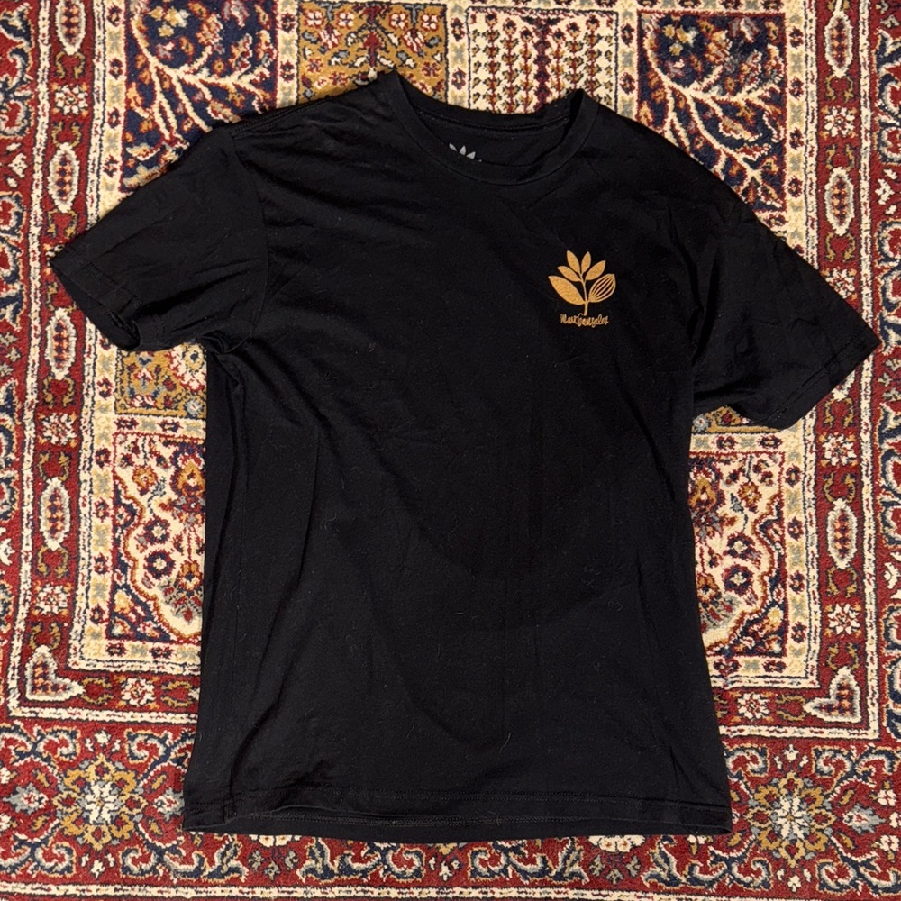 Mark Gonzales X Magenta Skateboards Collab Black T-shirt Large Skate
